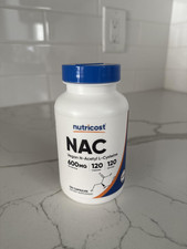 Nutricost N-Acetyl L-Cysteine NAC 600mg, 120 count - Non-GMO Gluten Free