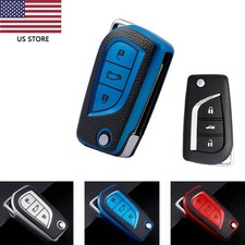 New Soft Tpu Car Key Case Cover Shell For 2018 Up Toyota Camry 2021 Corolla Rav4 New Soft Tpu Car Key Case Cover Shell For 2018 Up Toyota Camry 2021 Corolla Rav4