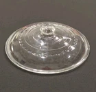 Vintage Cast Iron Wagner Ware C-10 Domed Dimpled Clear Glass Self-Basting Lid