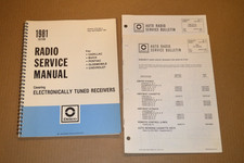 1981 Delco Radio Service Manual 27D-1981-2 El...