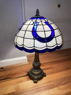2003 NFL Indianapolis Colts Tiffany Style Lamp