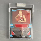 Bowman 2003-04 Signature Travis Hansen #99 Autographed Jersey /250 Atlanta Hawks