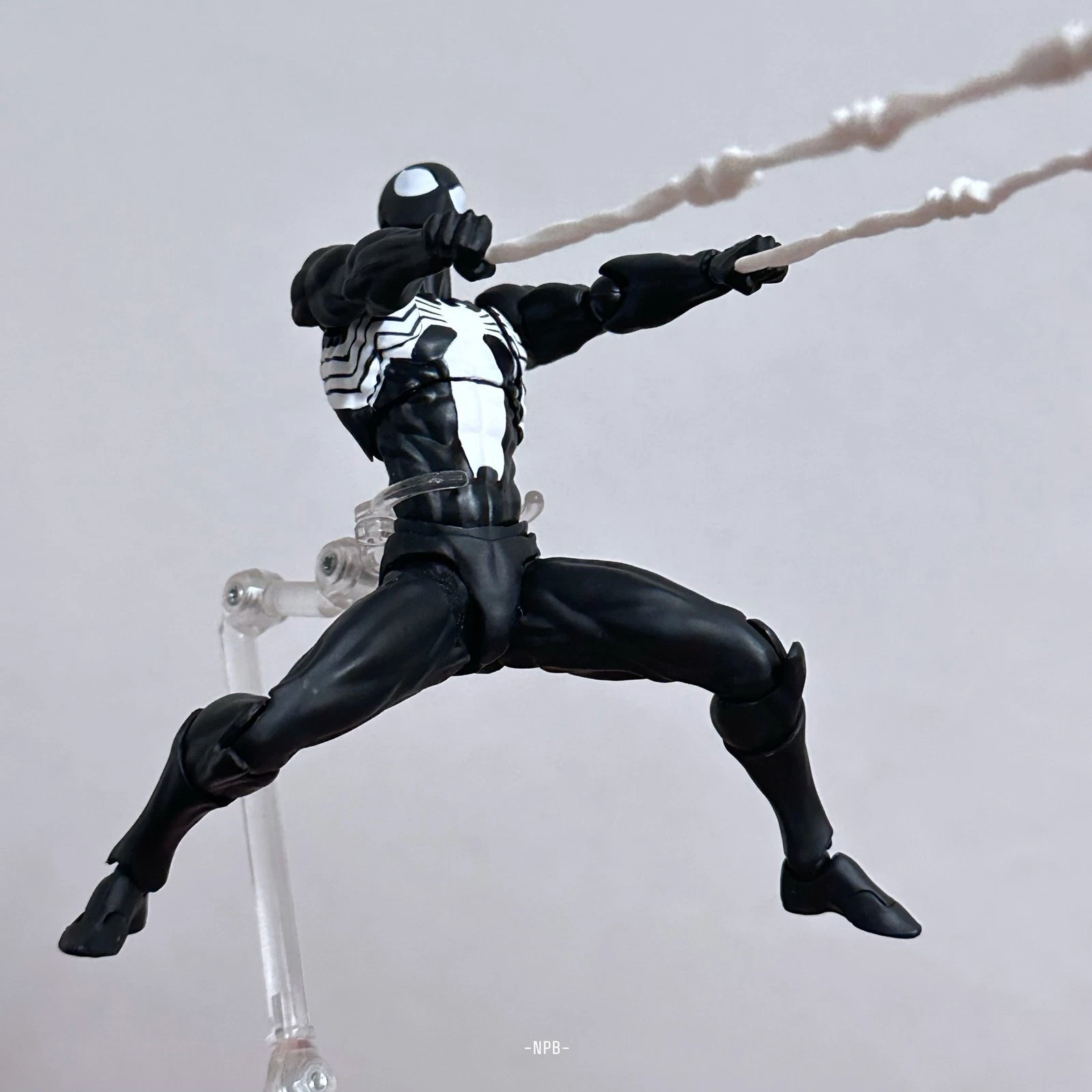 MESS TOYS Black Suit Neighbor Spider-Man Symbiote 1/12 Action Figure US STOCK image 7