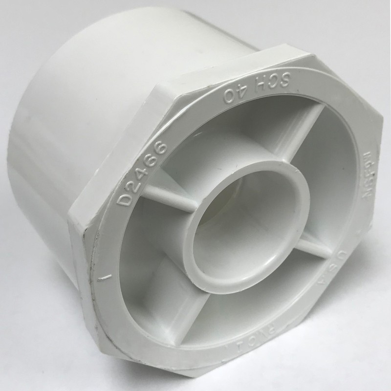 Charlotte Pipe 3 in. x 1 in. PVC Schedule 40 Reducing Bushing PVC 021073200HA