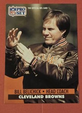 Bill Belichick 1991 Pro Set Rookie Card New England Patriots