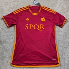 Adidas AS Roma Home Jersey SPQR Size Medium