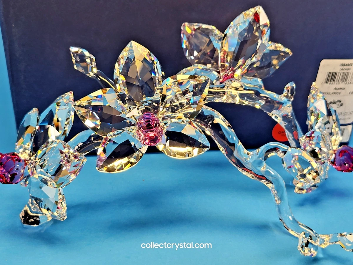 のんこさん専用 SWAROVSKI ORCHID ラン・バラ セット Swarovski