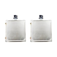 Kraftstofftank Edelstahl Kraftstoffbehälter mit Schlüsselverriegelung Stabile