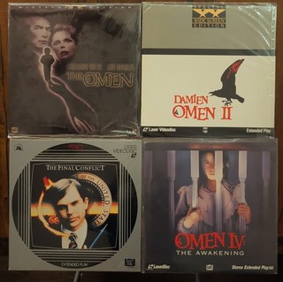 The Omen 1 4 Laserdisc Lot