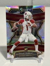 KYLER MURRAY 2019 PANINI SELECT SILVER PRIZM ROOKIE CARD #76. rookie card picture