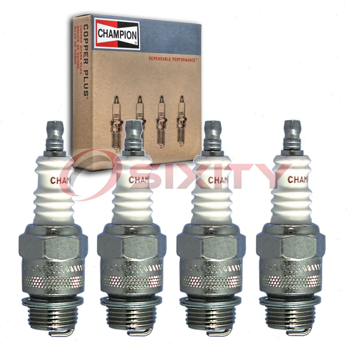 4 pc Champion Industrial Spark Plugs for 1912 Stutz Touring Ignition zg