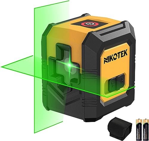 Nikotek Green Laser Level Self-Leveling Bright Green Beam Horizontal and