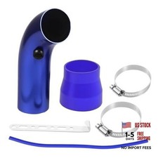 Cold Air Intake Pipe, 76mm 3 Inch Universal Performance Car Cold Air BLUE-PIPE