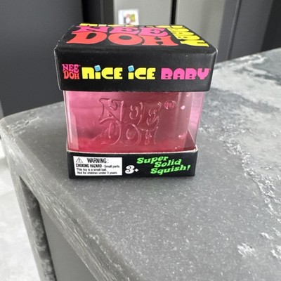 NeeDoh Nice Ice Pink Small Squishy Cube Blau Original
