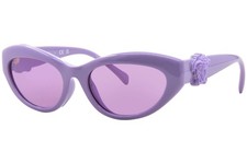 Versace VK4005U 5526AK Sunglasses Youth Kids Girl's Lilac/Violet/Silver 49mm