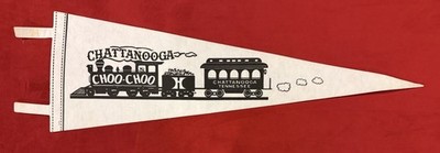 Vintage Chattanooga Cho Cho 24 Inch Travel Pennant Tennessee Train Railroad