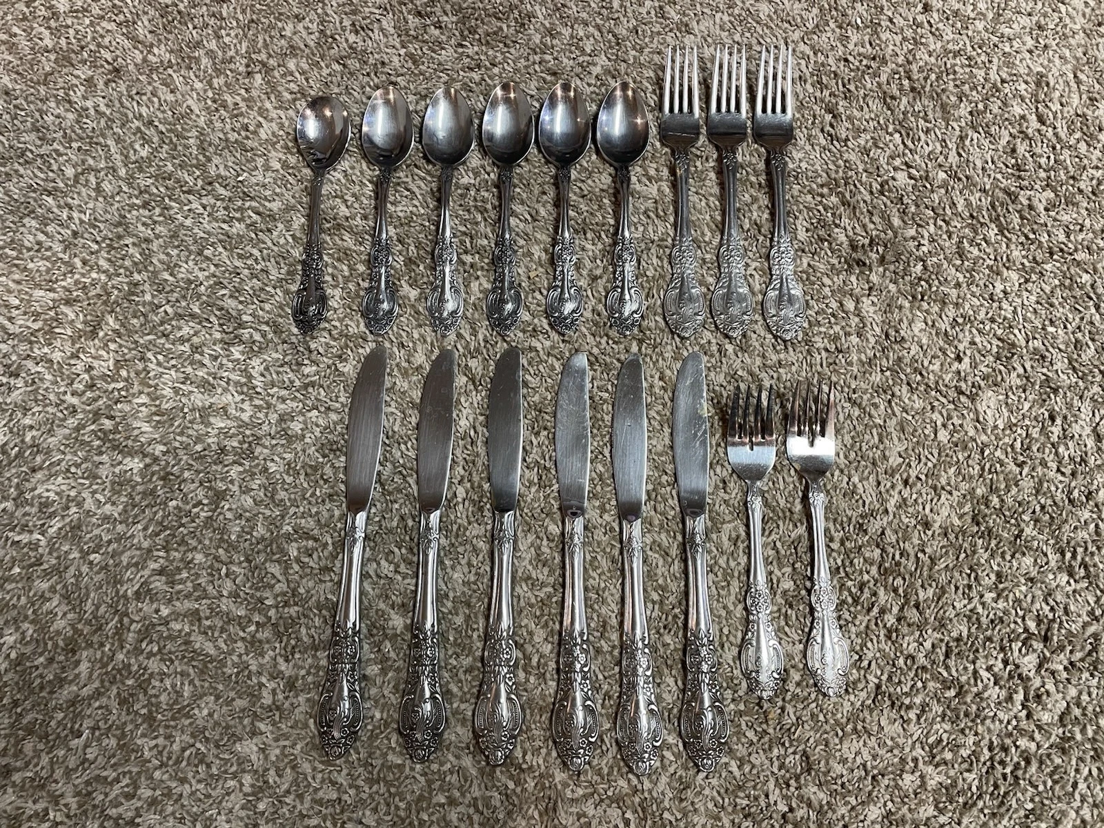 Springtime Stainless Flatware / Japan / 17 - Misc. Piece "Springtime Pattern"