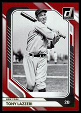 TONY LAZZERI 2026 Panini Donruss RED 232/250 #95 NEW YORK