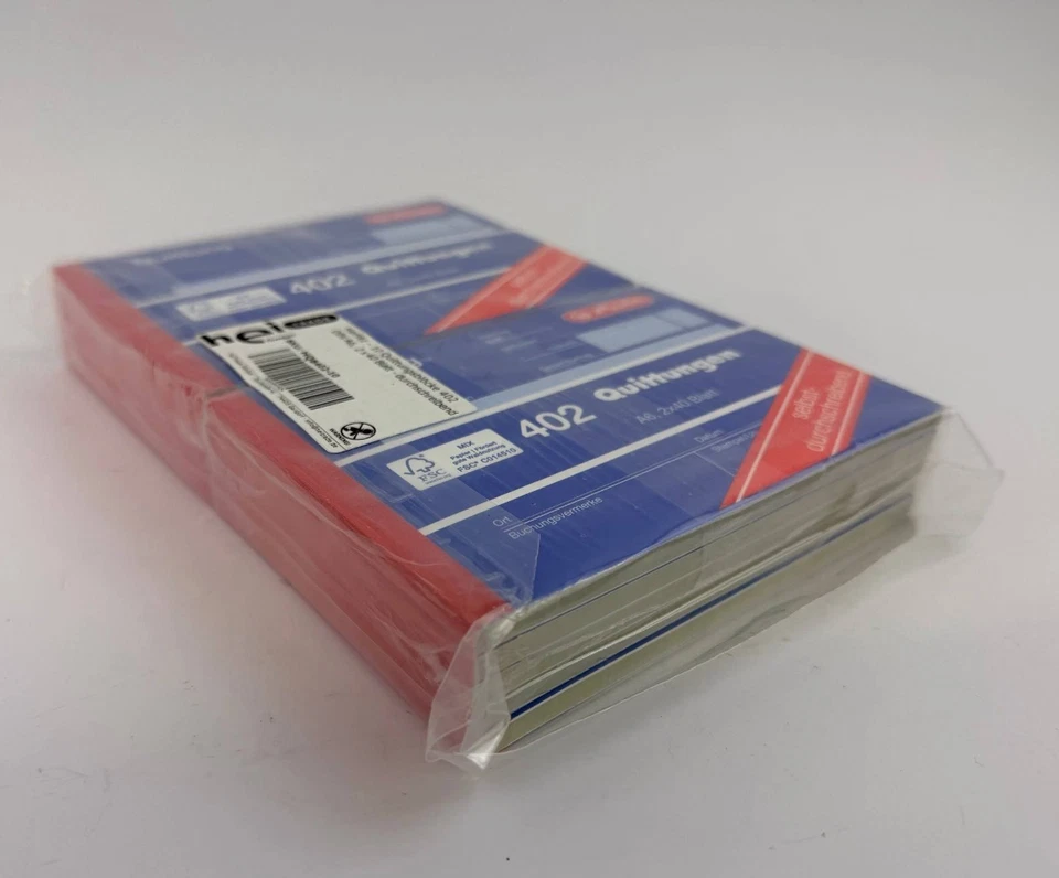 Herlitz Quittungsblock 402 A6 2x40 Blatt 10er Pack selbstdurchschreibend - Bild 2 von 4