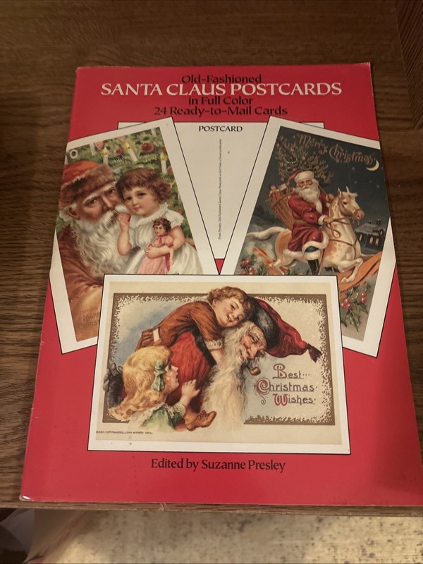 Old-Fashioned Santa Claus Postcards In Full Color 24 Edited By Suzanne Presley