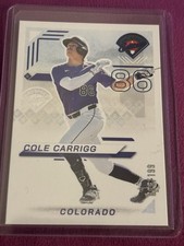 2025 Panini Prospect Edition #126 Cole Carrigg 96/199