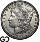 1899 Morgan Silver Dollar Coin, Choice AU Better Date