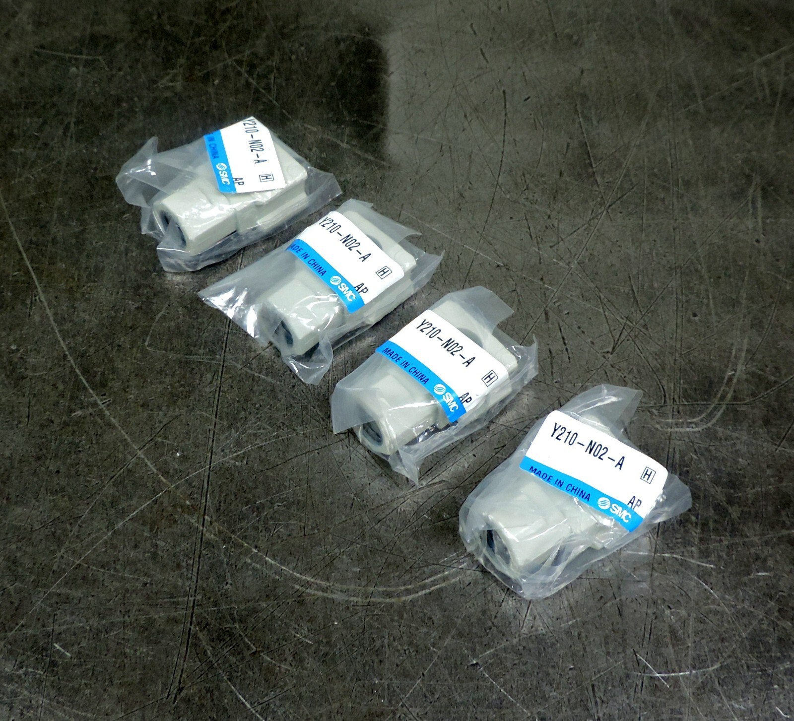 SMC Y210-N02-A T-Spacer AC Series Lot of 4