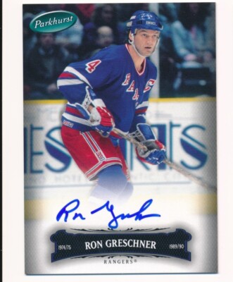 2006-07 PARKHURST AUTOGRAPH RON GRESCHNER #18 | eBay