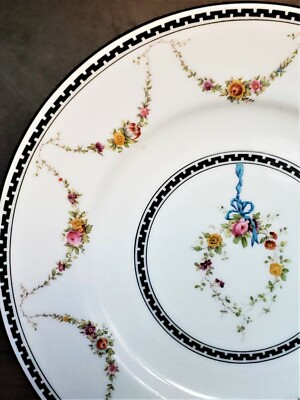 Antique Coalport Dinner Plate Hand Painted, Made for Ellis Brothers-Toronto