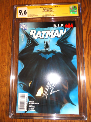Batman #676 Rare Alex Ross Signature CGC 9.6 NM+ SS Joker Morrison
