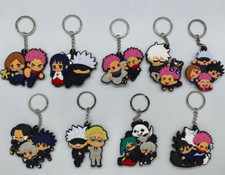 lot 20pcs cartoon Anime mix cute PVC Keychain Key Chain Girls boy Keyring gifts