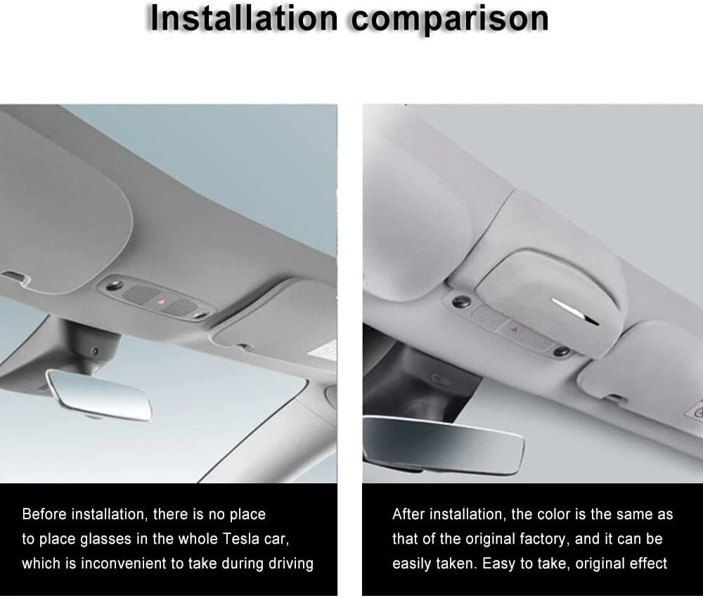 Tesla model 2024 3 sunglass holder