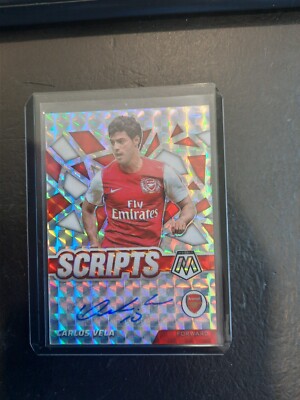 2021-22 Panini Chronicles - Cornerstones La Liga Autograph Relics Carlos Vela #C-CVE /98 (AU