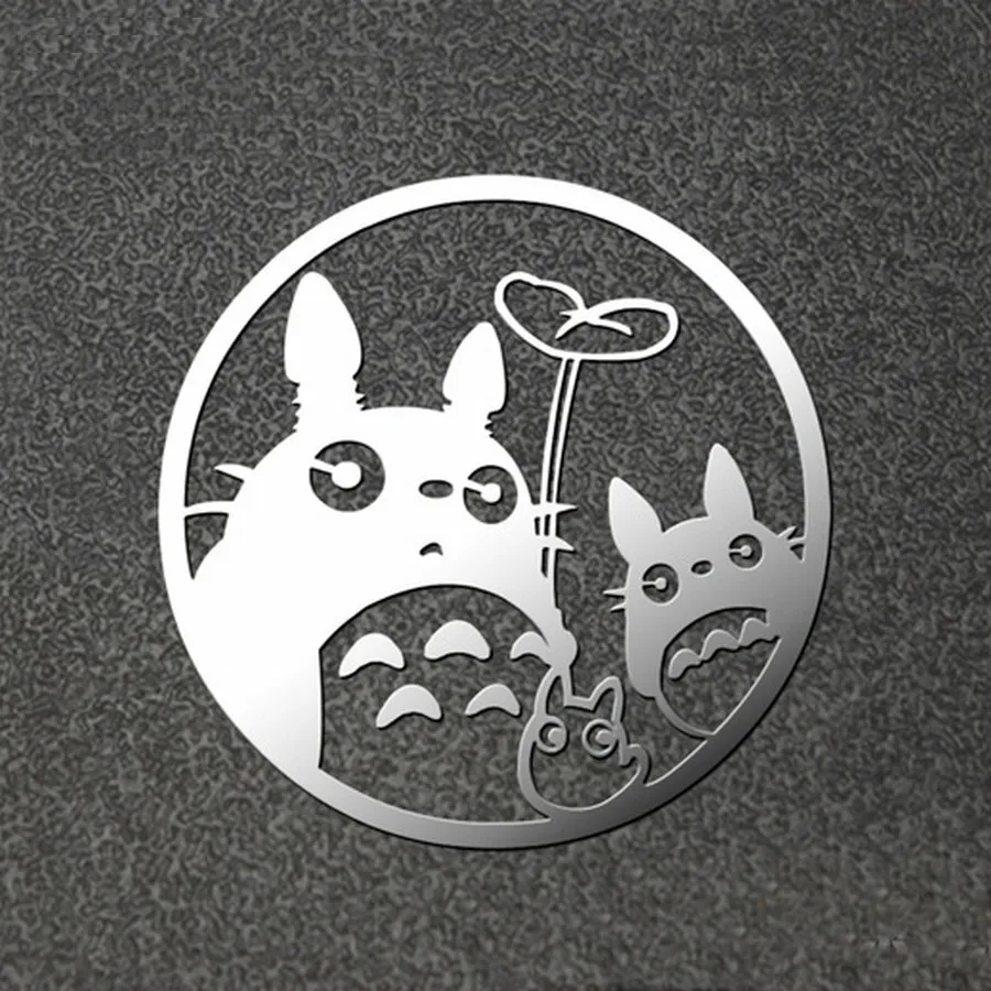 Anime My Neighbor Totoro Metal Sticker Phone Laptop Car Studio Ghibli  Cartoon