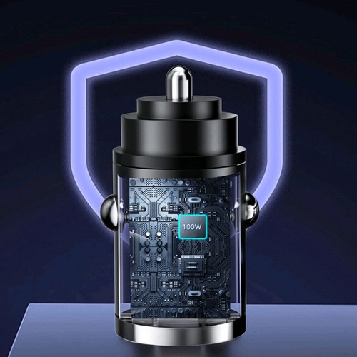 100W USB Car Charger Type C QC 3.0 Fast Charging Adapter Car Phone Charger - Picture 7 of 11