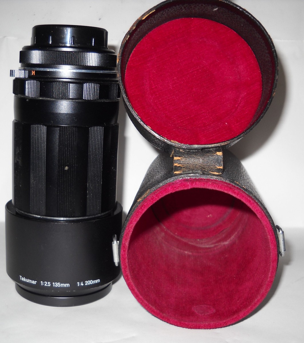Vintage Asahi Pentax Super-Takumar 1:4/200 200mm Lens Japan with