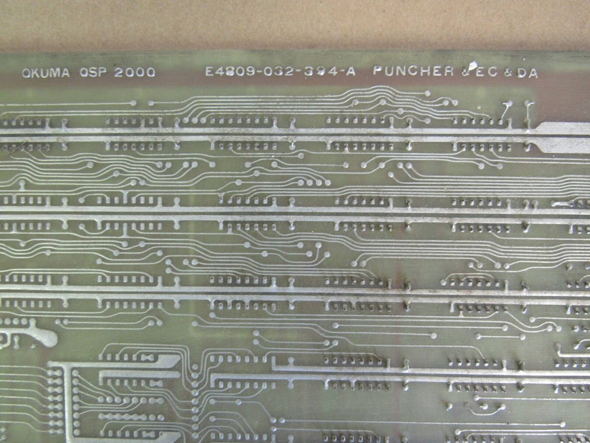 OKUMA OSP 2000 PUNCHER &EC &DA BOARD E4809-032-394-A | eBay