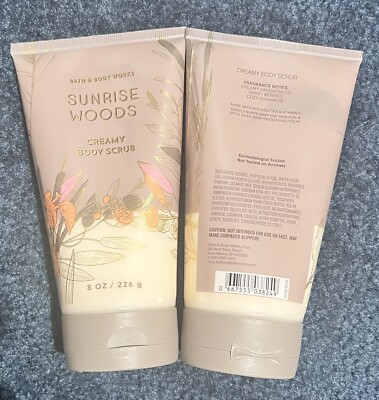 Bath & Body Works Original Sunrise Woods body scrubs X2 2021 Discontinued New