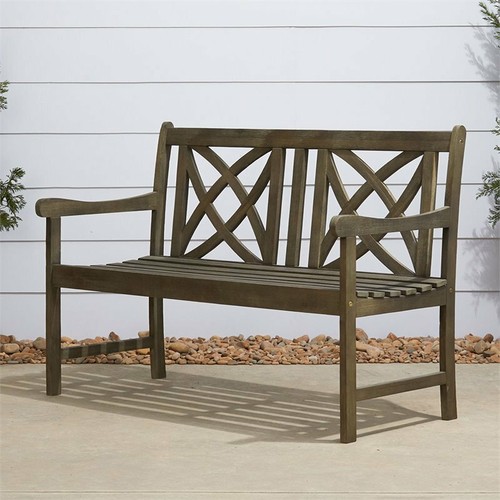 Drum Stool Sunnydaze 18 In Knotted Quatrefoil Ceramic Glaze