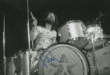 Nick Mason "Pink Floyd" Autogramm signed 20x30 cm Bild s/w