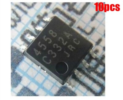 10Pcs Jrc JRC4558 SOP-8 NJM4558M New Ic fc