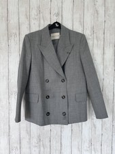 Camilla And Marc Size S Grey Lazlo Delaine Blazer Oversized Padded Shoulder