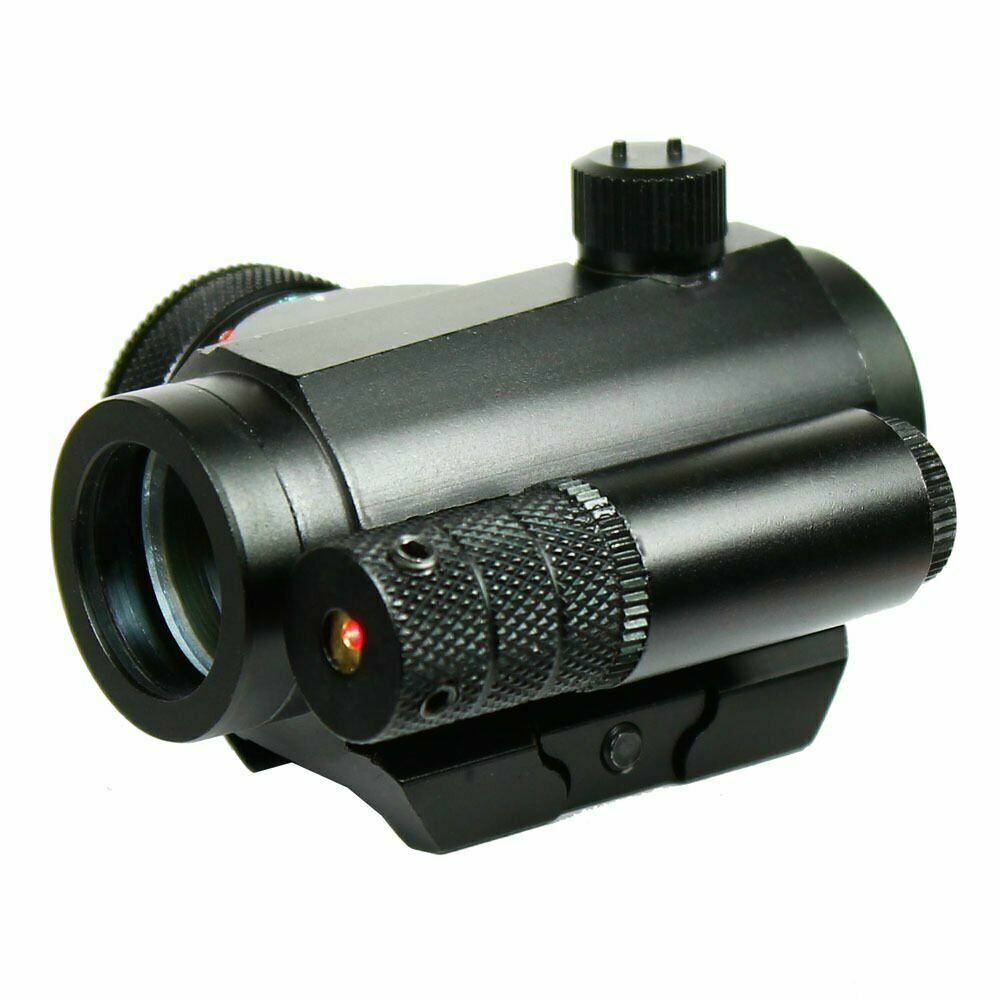 Reflex Green / Red Dot Sight Scope & Laser Sight Combo with Rail Mount