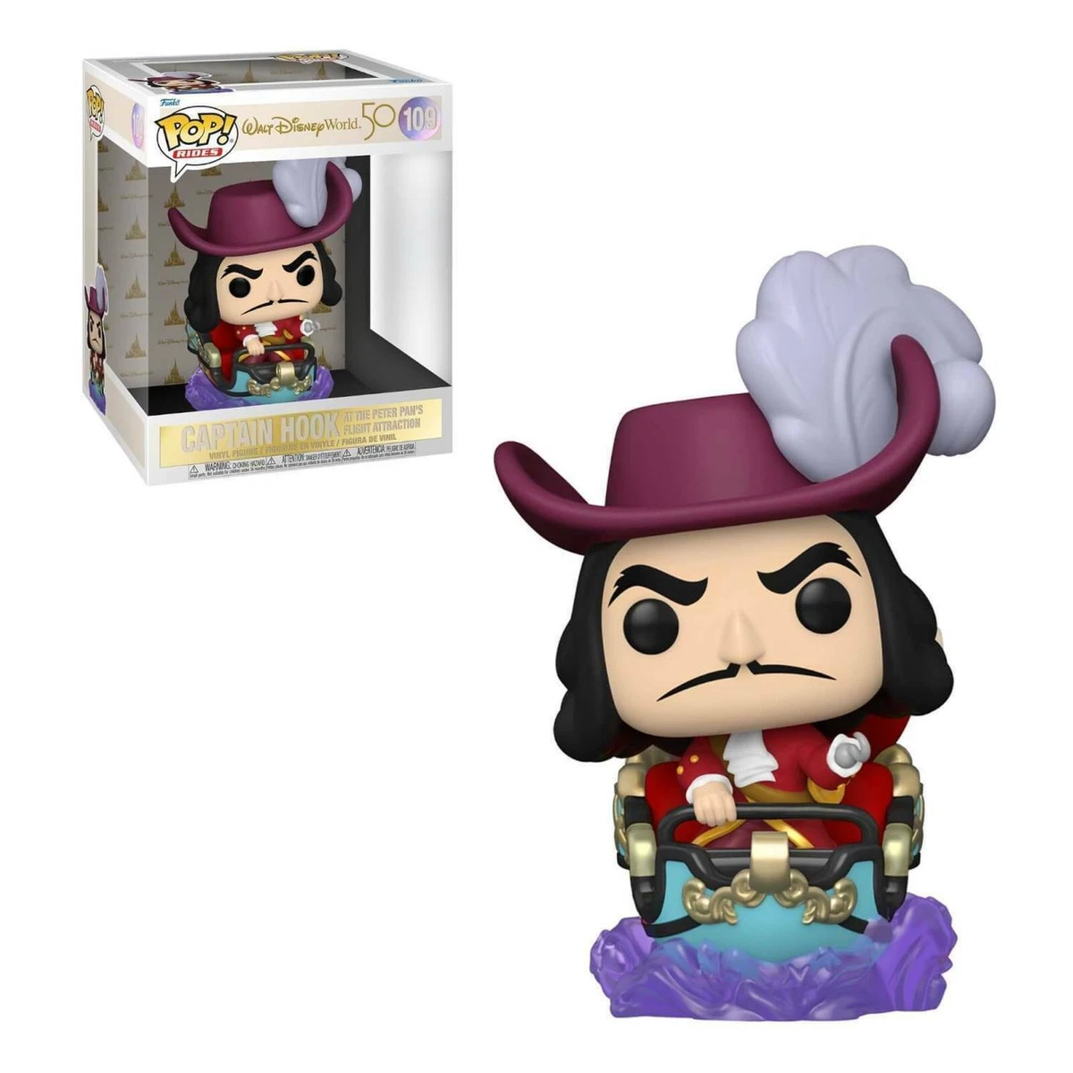 Funko Figura De Vinilo Capitán Garfio Peter Pan Walt Disney World 2022