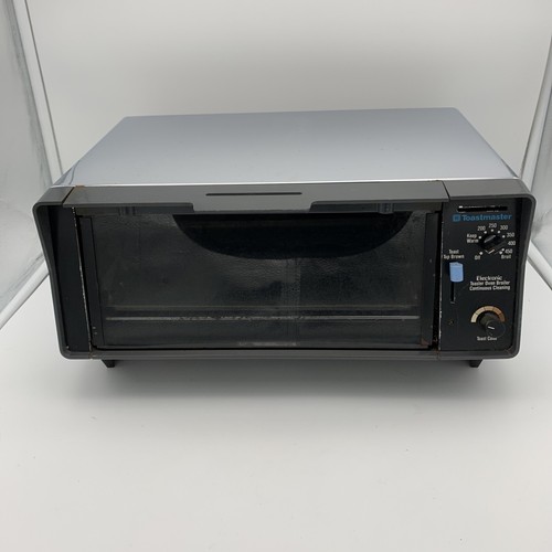 Vintage Toastmaster Toaster Oven Broiler Model 336 W/ Tray Chrome