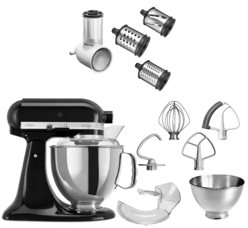 Original KitchenAid Artisan 5KSM175PSEOB in Onyx Schwarz Paket 1 (Zustand: Neu)