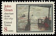 US #1433 MNH 1971 Wake Ferry John Sloan