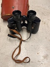 vtg Summit No: T-6 17326 6 X 30 binoculars with original leather case rare