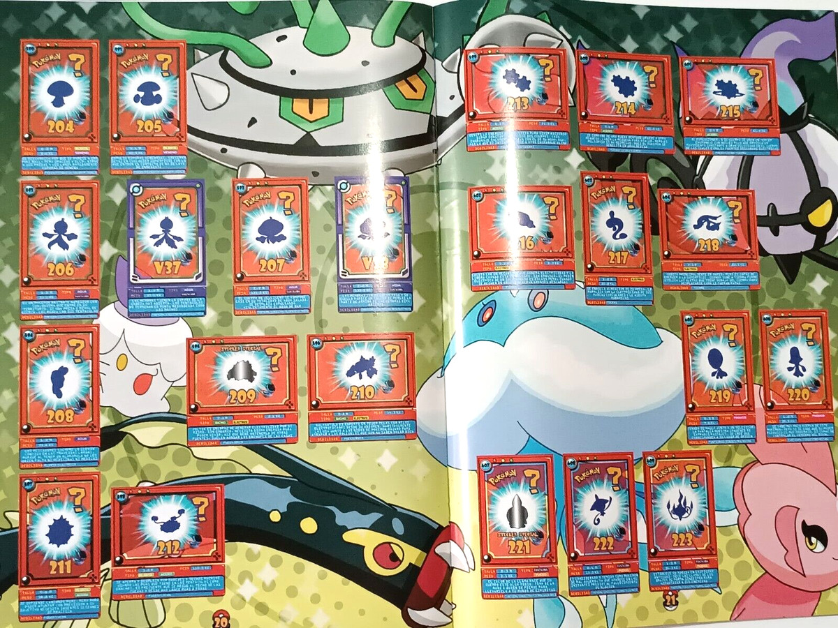 ALBUM POKEMON HOENN & SINNOH MC - Sticker + Full Set 254/254 PERU 2022  ARCEUS