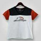 Harley Davidson Racing T-Shirt Womans M Screamin' Eagle V-Neck Short Sleeves